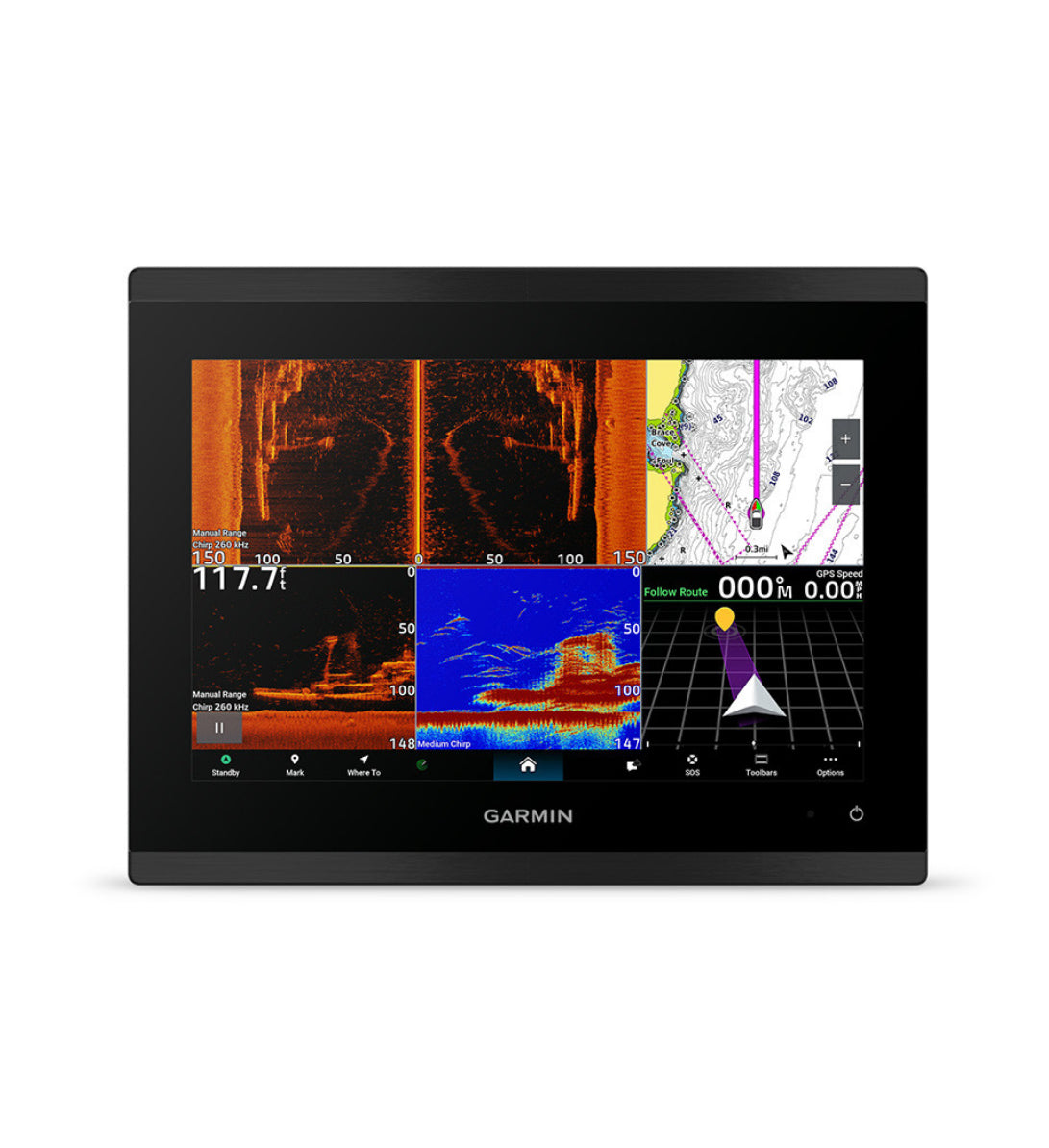 GARMIN GPSMAP 9210XSV PREMIUM CHARTPLOTTER/SONAR COMBO W/GARMIN NAVIONICS+